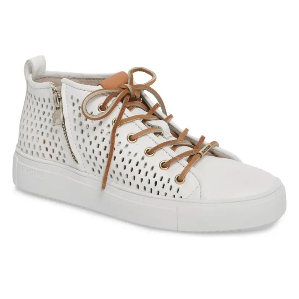 Blackstone PL88 Leather High Top Zipper Sneaker